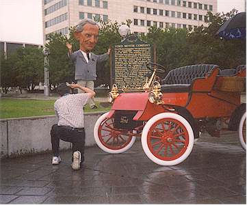 Historic marker stands where Ford Motor Company was incorporated