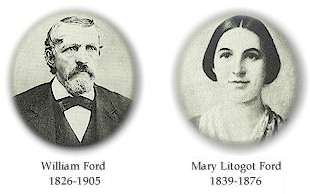 Henry Ford parents - Mary Litogot Ford and William Ford